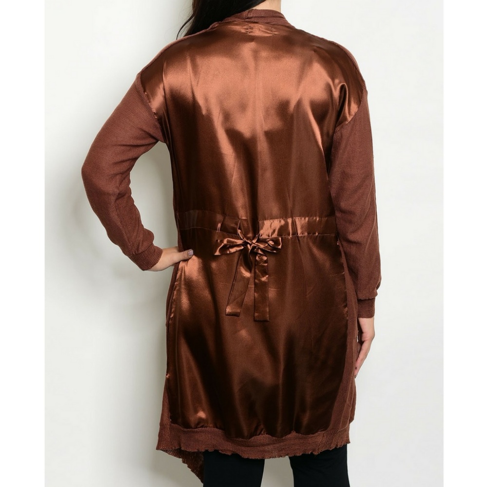 Brown Cardigan {Clothing Obsessed Company} - Picture 3 of 3